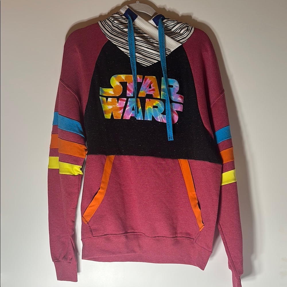Star Wars Hoodie with Colorful Stripes